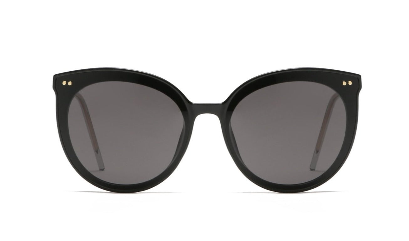 Clayden Round-Cateye Sunglasses